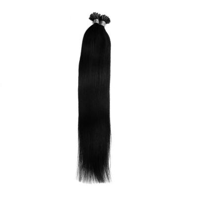 China Silky Straight Wave Nail Hair Extension U Tip Hair Extension Wholesale 100% Keratin Pre Bonded Hair for sale