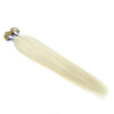 China Double Drawn Wave Keratin Hair Extension Nail U Tip Silky Straight Wholesale Pre-bonded Hair Extension for sale