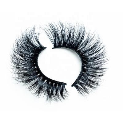 China Wholesale Full Full Strip Lashes 3d Fluffy 5d Mink Eyelashes With Custom Packaging Box 25mm Mink Eyelash for sale