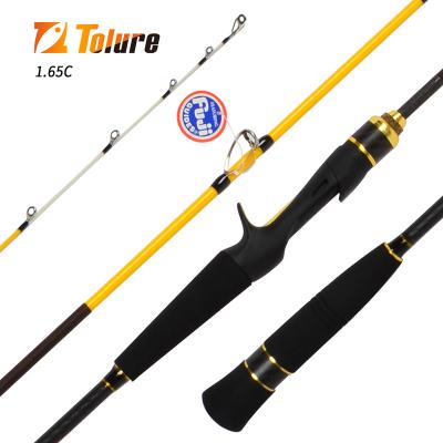 China High carbon fiber Tolure Japan Fuji guide Carbon solid Spinning Rod 1.65m ML 2sections Japan Quality Shore Jigging sea bass Rod for sale