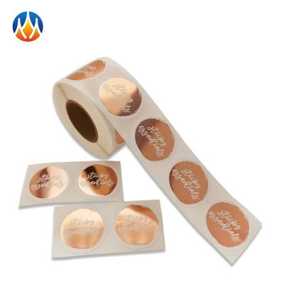 China CUSTOM Foil Sticker SIZE LABEL MAKE UP LOGO COSMETIC PRODUCT PACKAGING STICKER for sale