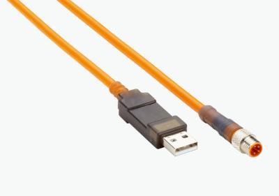 China SICK DSL-8U04G02M025KM1 USB Configuration Cable to PC M8x4-pin/USB-A Plug approx. 2M 6034574 for sale