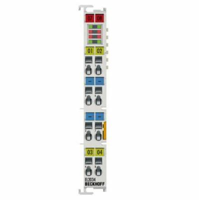 China EL2034 Beckhoff Electrical Isolation 500V with Nominal Voltage 24V DC -15 %/ 20 % for sale