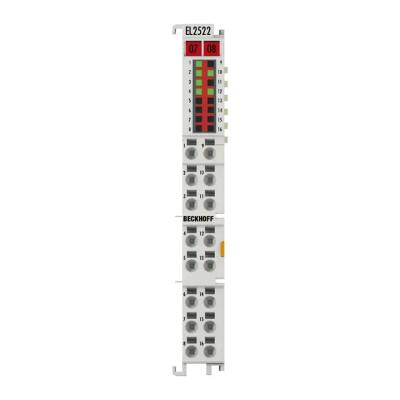 China EL2522 Beckhoff. Terminal EtherCAT, salida de tren de pulsos de 2 canales, simulación de enc. inc, RS422, 50 mA. en venta