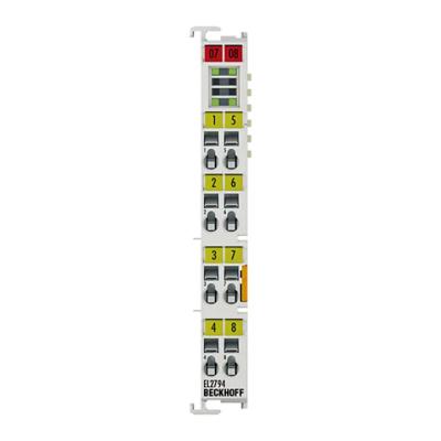 Cina EL2794 Beckhoff. EtherCAT Terminal, uscita di 4 canali, 30 V AC, 48 V DC, 2 A, senza potenziale. in vendita