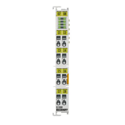 Cina EL1008 Beckhoff. Terminal EtherCAT, ingresso digitale a 8 canali, 24 V DC, 3 ms. in vendita