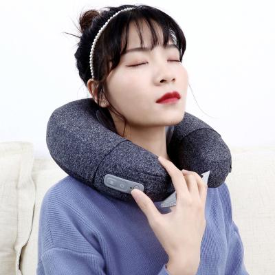 China Home Cervical U Shaped Massager Car Pillow Massage Hot Compress and Neck Muscle Relaxation Neck Massager 320*300*100mm Kneading for sale