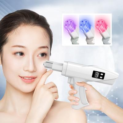 China Skin Tightening Manufacturers New Same Model As Beauty Salon Household Improve Anti Aging Skin Beauty Devices Water Light Gun Introducer for sale