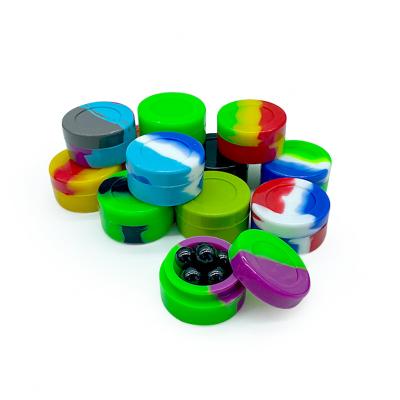 China Non-deformation Hot Sale 7ML Mini Silicone Freshness Preserving Non-stick Easy Clean Silicone Jar for sale