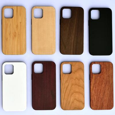 China Shockproof Well-designed Wooden Case Back Cover Natural Color Mobile Phone Shell For Phone for sale