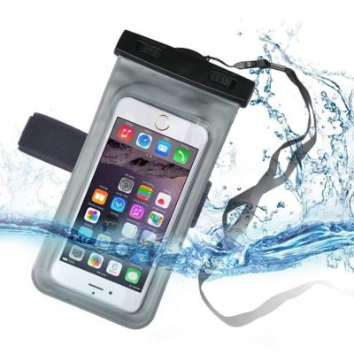 China Waterproof Cell Phone Bag PVC Smartphone Waterproof Cell Phone Case Waterproof Cellphone Phone Case Bag for sale