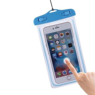 China Cheap Custom Cell Phone Cases Waterproof Hot Selling Water Proof Mobile Phone Case Pouch Clear Bag With Lanyard for sale