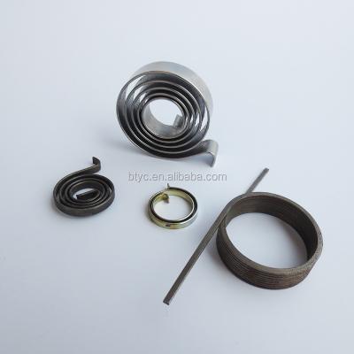 China Steel Flat Spiral Clock Volute Coil Spiral Customized Ribbon Constant Force Spring For Sales for sale