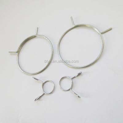 China Small Coil Stainless Steel Spring Wire Shape One Hose Clamp for sale