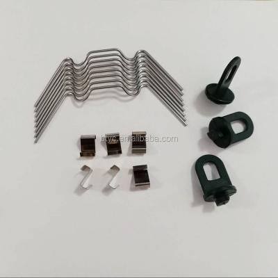 China W Stainless Steel Z Spring Clips Greenhouse Glass Clips Glazing Spring W Clip for sale