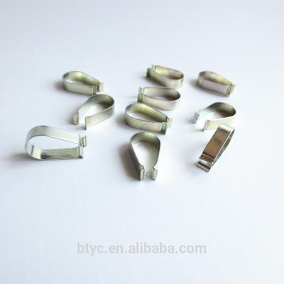 China Custom Precision Stainless Steel Sheet Metal Stamping Parts U Shape Spring Clip for sale