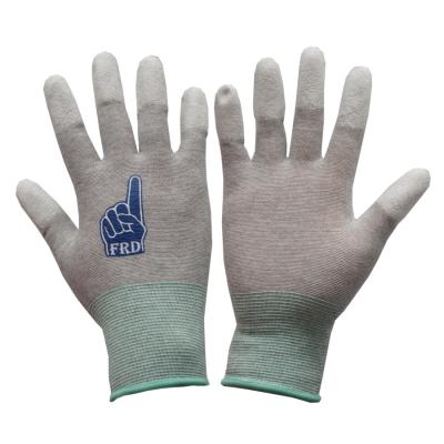 China Thin Ultra Thin Gloves PU Coated Inspection Safety Gloves For Assemble Line Gloves for sale