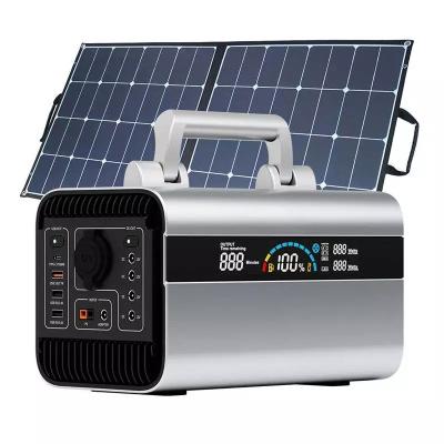 China Type C Customized Lithium Lifepo4 300 Watt Solar Generator Power Bank 300W 600W 1000W Portable Power Station for outdoor activities for sale