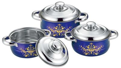 Κίνα σύνολα 0.5mm Cookware ανοξείδωτου 16cm 20cm δοχείο σάλτσας πάχους προς πώληση