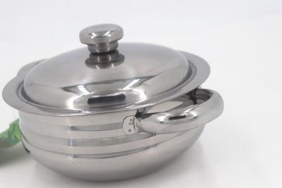 China 6pcs de Reeksen van roestvrij staalcookware weerspiegelen de Poolse niet Magnetische OEM Verleende Diensten Te koop