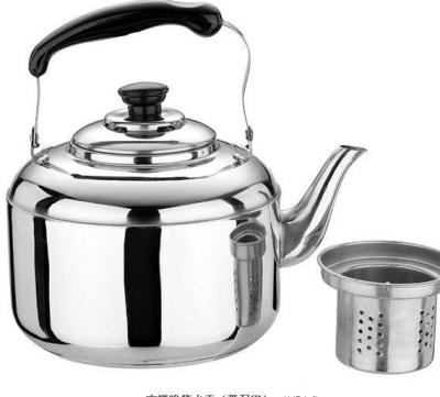 China Rust Resistant Stainless Steel Tea Kettle High Heat Efficiency Polished Surface for sale