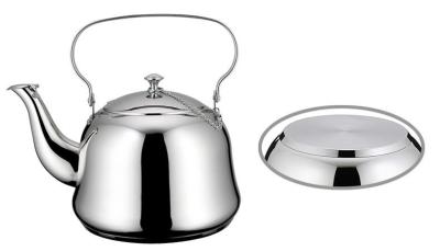 China Mirror Polished Stainless Steel Tea Kettle Rust Resistant Food Grade Ss201 # for sale