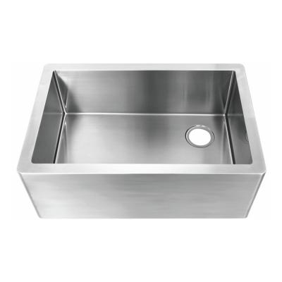 China Welding Top Mount Apron Front Farmhouse Sink Large Capacity Rectangular Shape for sale