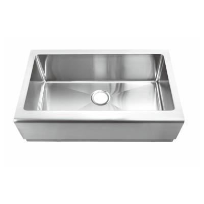 China 32 X 20 Inch Drop In Apron Front Kitchen Sink , Stainless Steel Farmhouse Apron Sink for sale