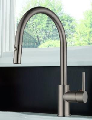 China Brushed Surface Modern Sink Faucet Easy Installation Long Using Life for sale