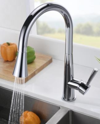 China Polished Commercial Kitchen Sink Faucet , Contemporary Sink Faucets for sale