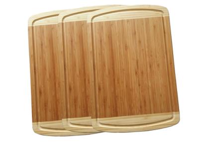 China Customized Size Bamboo Cutting Board For Indoor / Outdoor Popular Design for sale