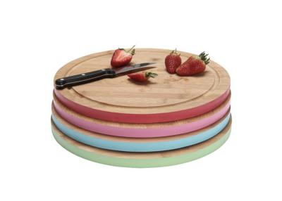 China Small Bamboo Cutting Board , Antibacterial Thick Wooden Chopping Board for sale