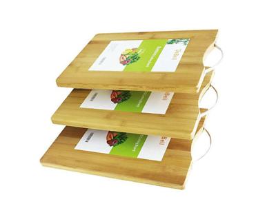 China Professional 3 Piece Bamboo Cutting Board For Kitchen Non Toxic Free Sample Available for sale