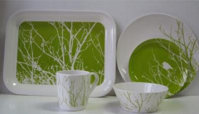 Κίνα Dinnerware Χριστουγέννων μελαμινών εκτύπωσης Decal σύνολα, πιατικά μελαμινών που τίθενται για την καφετέρια προς πώληση