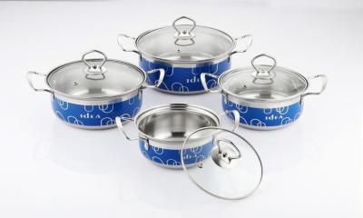 China Professional Kitchen Stainless Steel Cookware Sets Fashion Design ECO - Friendly for sale