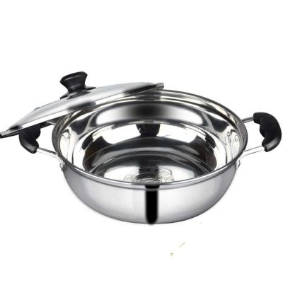 China Food Grade Kitchen Pots And Pans With Glass Lid , Stainless Steel Pots And Pans for sale