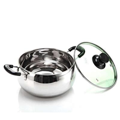 China High Polishing Stainless Steel Cooking Pans , Mirror Finished ss Cooking Pots for sale