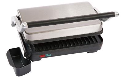 China 2 Slice Sandwich Toaster Machine , Electric Cuisinart Panini Grill With Cool Touch Handle for sale