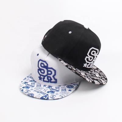 China JOINT Hot Selling Letter Embroidered Flat Brim Baseball Hats Fashion High Quality Boy Snapback Covers Hat for sale