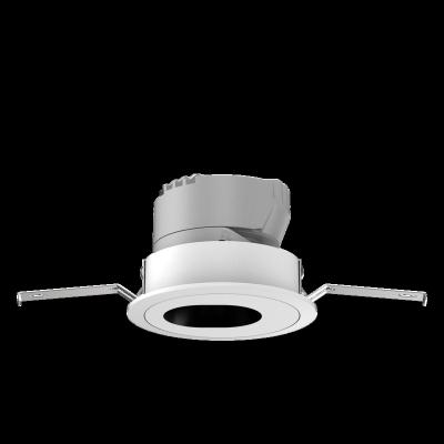 China Warehouse LED recessed spot light cutsize 75mm 7W antiglare shopmall lights dimmable hotel spot light adjustable for sale