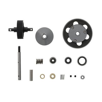 China Remote Control Transmission Cars Gearbox Metal Steel Gear Set 87T/22T For Axial SCX10 RC Car Parts for sale