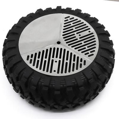 China Vehicles & Remote Control Toys 1/10 Stainless Steel Spare Tire Cover For TRX4 RR10 Tire Cover 90046 for sale