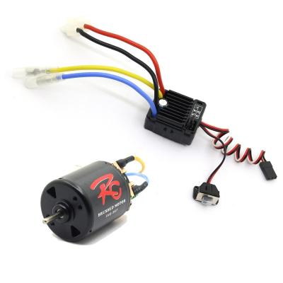 China Durable Simulation Car Climbing Power Set 540 Brushed Motor 60A ESC For TRX4 D90 SCX10 RC Car for sale