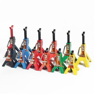 China Metal /3 Ton Adjustable Scale Jack Stands Height 6 Ton Repair Tool For 1/10 RC Car SCX10 D90 CC01 TRX4 for sale