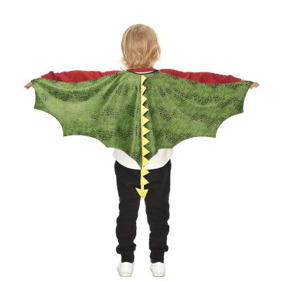 China 2021 Dragon Cloak Hot Sale Kids Breathable Dinosaur Cape Fancy Dress Children Carnival Party Costume Customized for sale