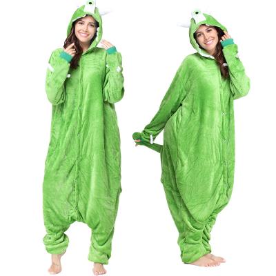 China Fashion Breathable New Design Adult Funny Dinosaur Pajamas Suit Halloween Women Family Carnival Funny Costumes for sale