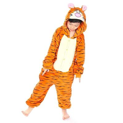 China 2021 New Cute Stylish Tiger Jumpsuit For Kids Christmas Stylish Fancy Sleepwear Wholesale Breathable Animal Style Cosplay Children Costume for sale