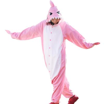 China 2021 Shark Homewear Sleepwear Overalls Breathable Animal Costume Wholesale Adult Colorful Onesie Pajamas For Women Men for sale