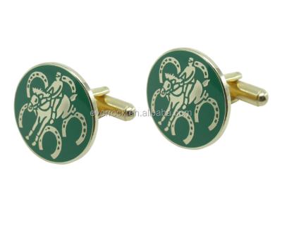 China USA Fashion Custom Mens Metal Cufflinks Soft Enamel Cufflinks for sale