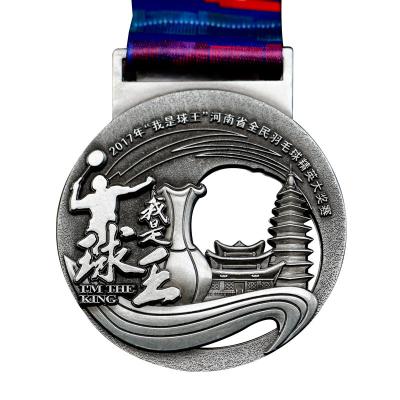 China Promotion/High Quality Souvenir/Collection Metal Award Medal Anti-money Award Medal for sale